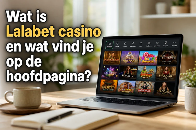 Wat is Lalabet casino en wat vind je op de hoofdpagina?