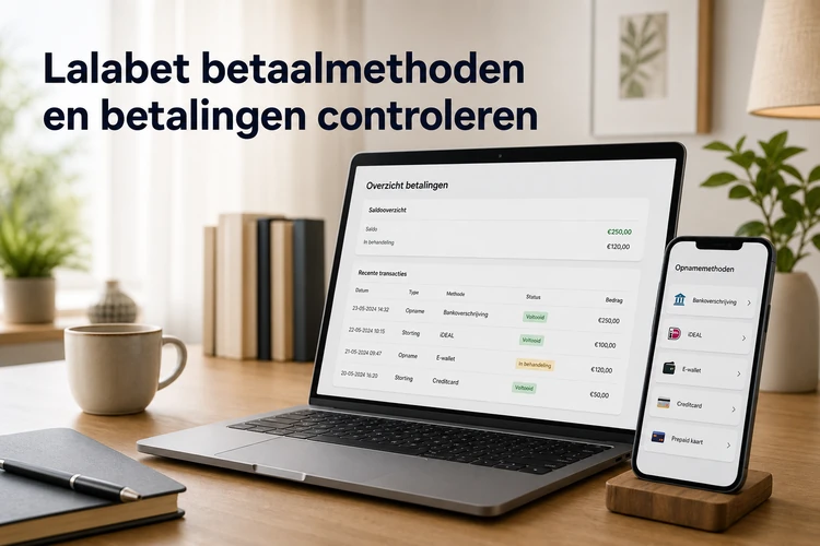 Lalabet betaalmethoden en betalingen controleren